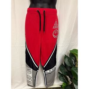 No Deal Men's Jogger with Nylon Inset Pants / Color Red/ Size L / NWT